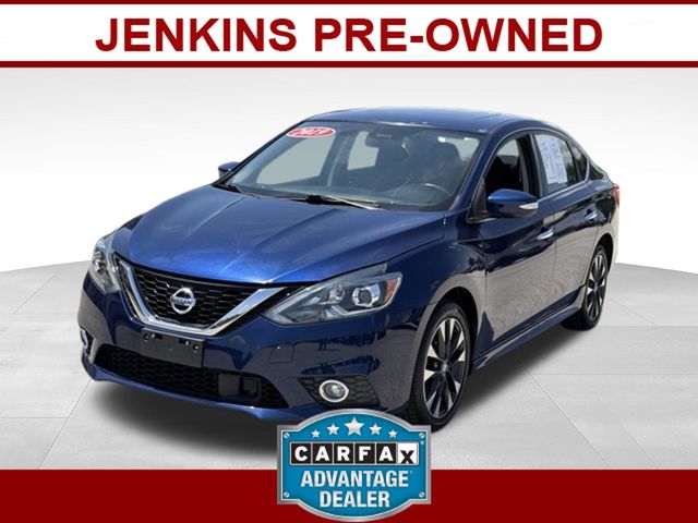 Deep Blue Pearl 2019 Nissan Sentra Sedan Front-Wheel Drive Continuously Variable Transmission