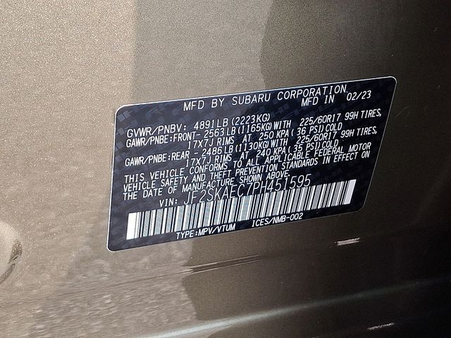 2023 Subaru Forester Premium Brown at Klick Lewis Buick Chevrolet