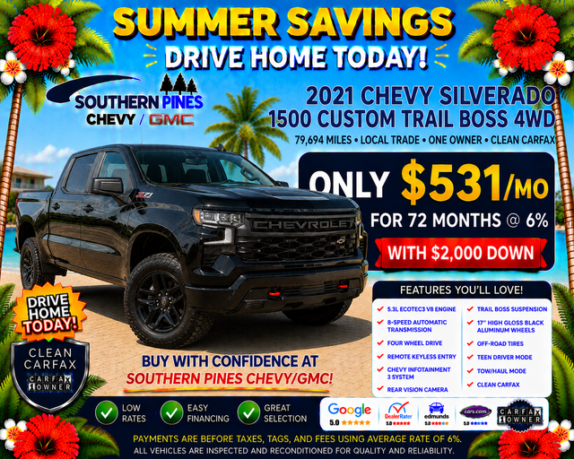 Used 2021 Chevrolet Silverado 1500 Truck