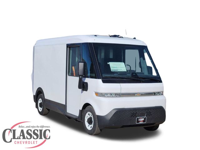 Oyster White 2025 Chevrolet BrightDrop 1-Speed Automatic