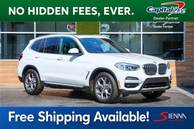 Alpine White 2021 BMW X3 SUV / Crossover Rear-Wheel Drive Automatic