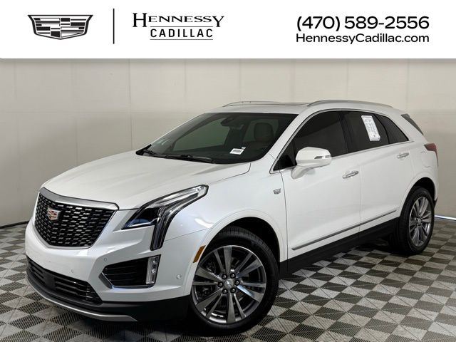 Crystal White 2025 Cadillac XT5 Premium Luxury FWD SUV / Crossover Front-Wheel Drive 9-Speed Automatic
