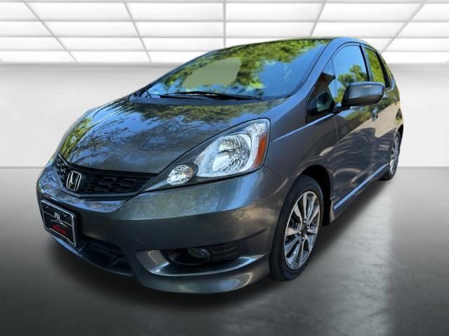 Gray 2013 Honda Fit Hatchback Front-Wheel Drive 5-Speed Automatic