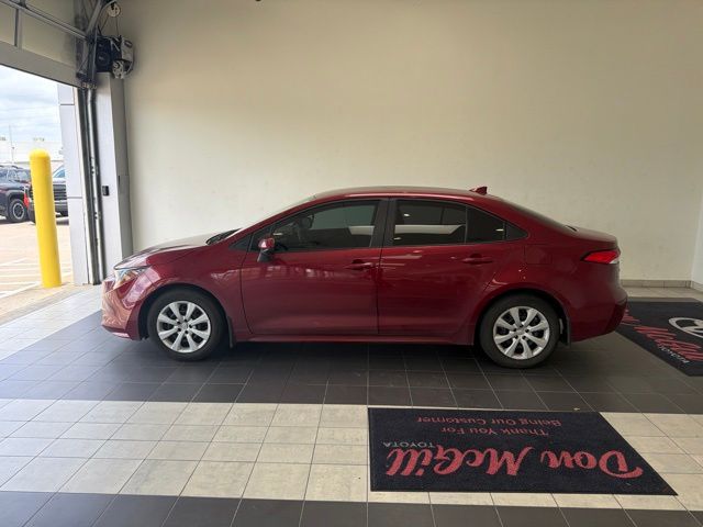 2025 Toyota Corolla LE Red at Parkway Family Mazda