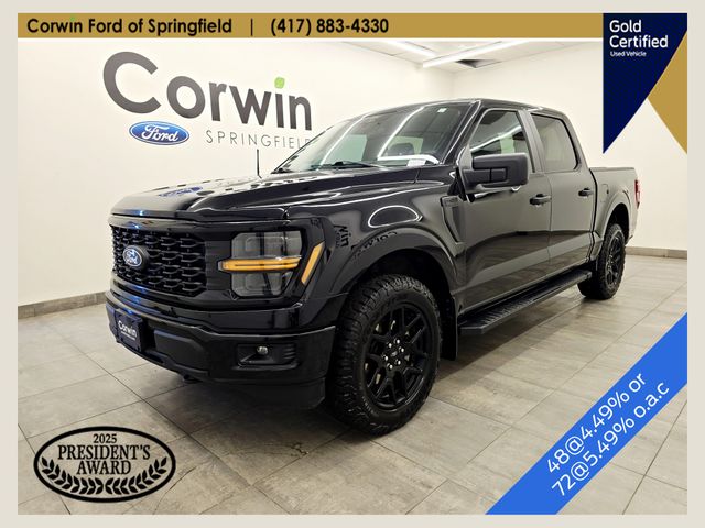Agate Black Metallic 2024 Ford F-150 Pickup Truck Four-Wheel Drive Automatic