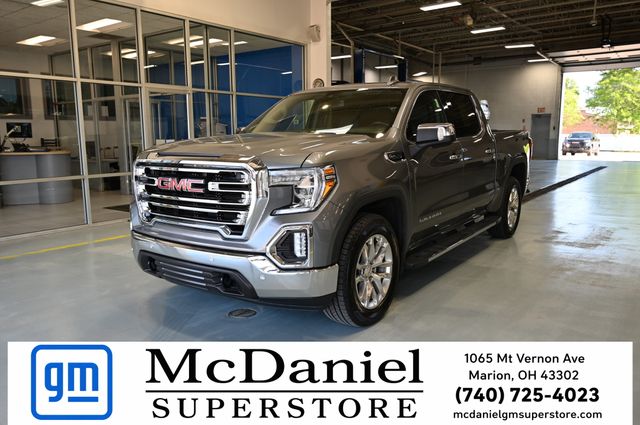 Gray (Satin Steel Metallic) 2021 GMC Sierra 1500 Pickup Truck Four-Wheel Drive Automatic