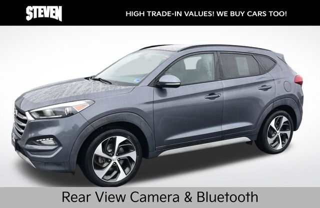 Coliseum Gray 2018 Hyundai Tucson SUV / Crossover All-Wheel Drive 7-Speed Automatic