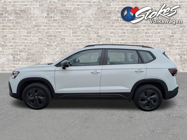 2025 Volkswagen Taos 1.5T S White at Stokes Volkswagen