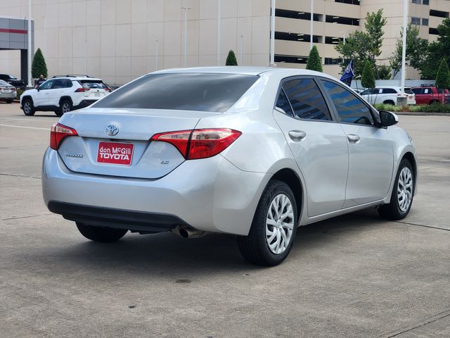 2017 Toyota Corolla LE Silver at Durrett Motor Company