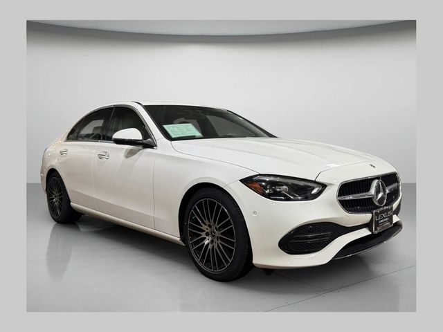 Polar White 2022 Mercedes-Benz C-Class Sedan All-Wheel Drive 9-Speed Automatic