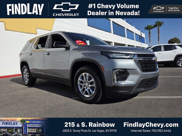 Sterling Gray Metallic 2023 Chevrolet Traverse SUV / Crossover Front-Wheel Drive 9-Speed Automatic