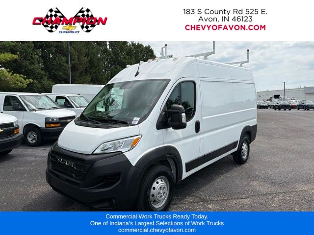 Bright White Clearcoat 2023 RAM ProMaster Van Front-Wheel Drive 9-Speed Automatic