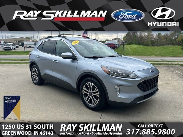 Blue Silver Metallic 2022 Ford Escape SEL FWD SUV / Crossover Front-Wheel Drive 8-Speed Automatic