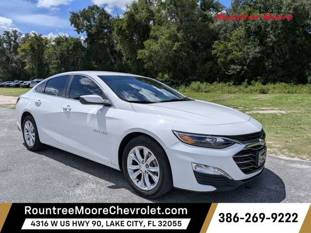 Summit White 2021 Chevrolet Malibu Sedan Front-Wheel Drive Continuously Variable Transmission