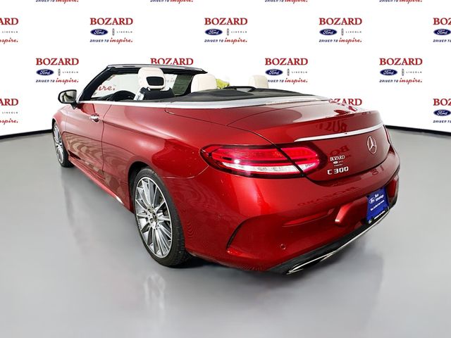 2019 Red Mercedes-Benz C-Class C 300 RWD Convertible