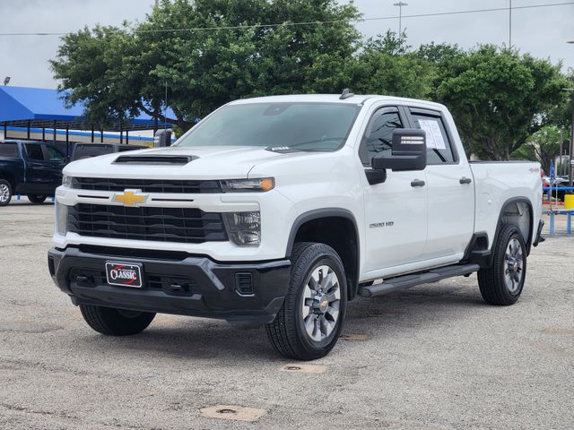 2024 Chevrolet Silverado 2500HD Custom White at Classic Elite Chevrolet Sugar Land