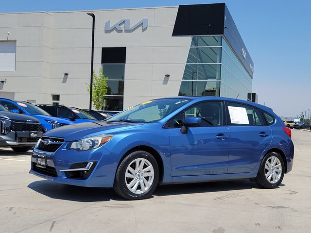Quartz Blue Pearl 2016 Subaru Impreza Hatchback All-Wheel Drive Continuously Variable Transmission