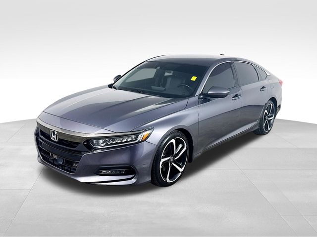 Gray 2020 Honda Accord 1.5T Sport FWD Sedan Front-Wheel Drive Continuously Variable Transmission