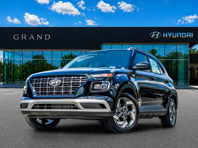 Onyx Black 2026 Hyundai Venue SUV / Crossover Front-Wheel Drive Continuously Variable Transmission