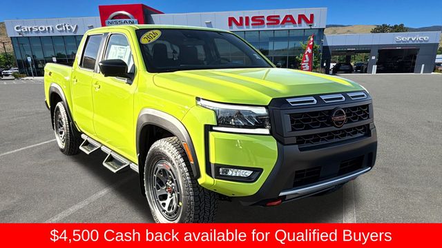 Citrus Strike 2026 Nissan Frontier Pickup Truck Four-Wheel Drive 9-Speed Automatic Overdrive