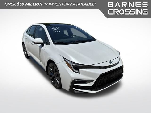 Midnight Black Metallic 2025 Toyota Corolla Sedan Front-Wheel Drive Continuously Variable Transmission