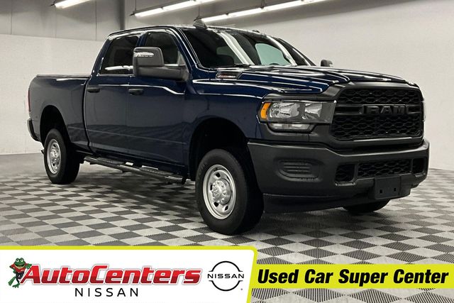 Patriot Blue Pearlcoat 2024 RAM 2500 Tradesman Crew Cab 4WD Pickup Truck Four-Wheel Drive 8-Speed Automatic