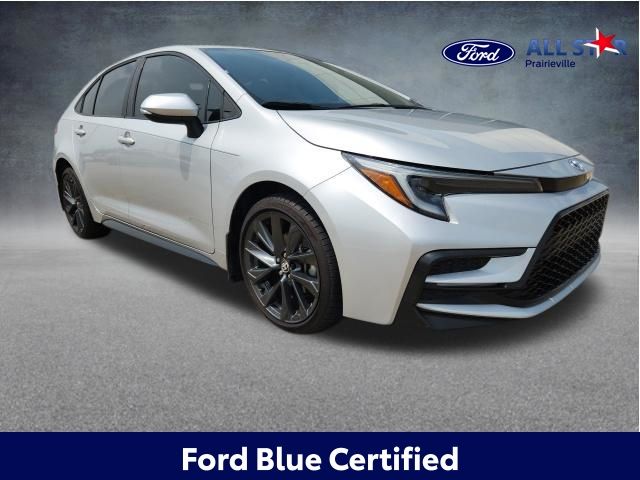 Classic Silver Metallic 2024 Toyota Corolla Sedan Front-Wheel Drive Continuously Variable Transmission