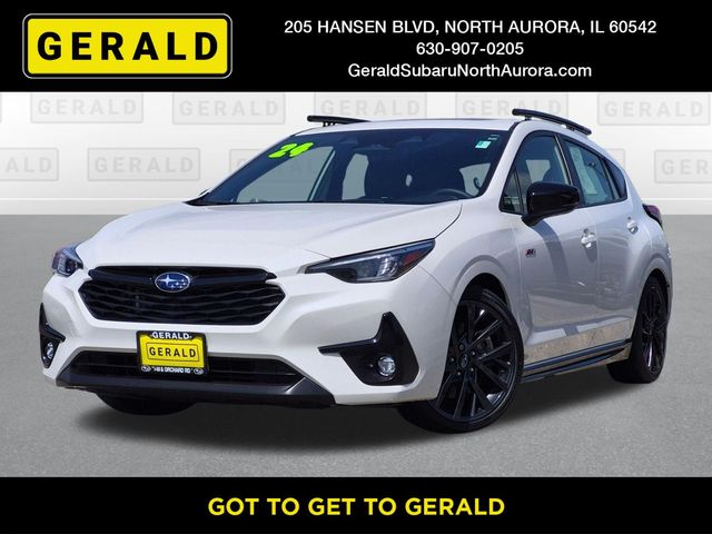Crystal White Pearl 2024 Subaru Impreza Wagon All-Wheel Drive Continuously Variable Transmission