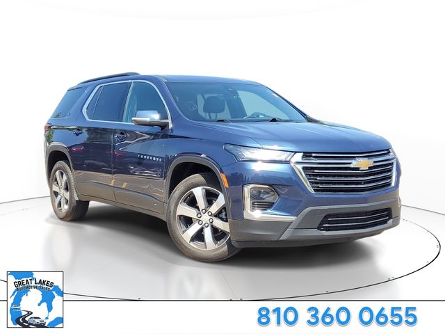 Northsky Blue Metallic 2022 Chevrolet Traverse SUV / Crossover Front-Wheel Drive 9-Speed Automatic