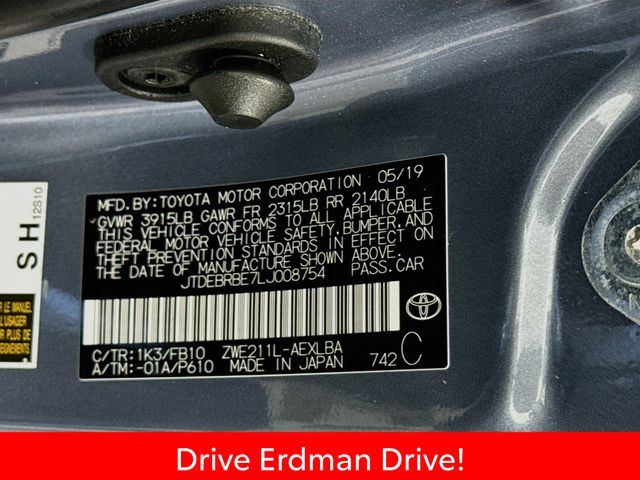 Used 2020 Toyota Corolla Hybrid Sedan