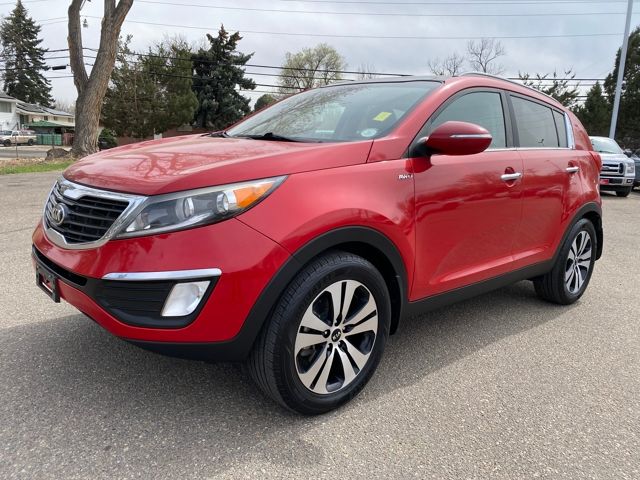 Signal Red 2013 Kia Sportage EX AWD SUV / Crossover All-Wheel Drive 6-Speed Automatic