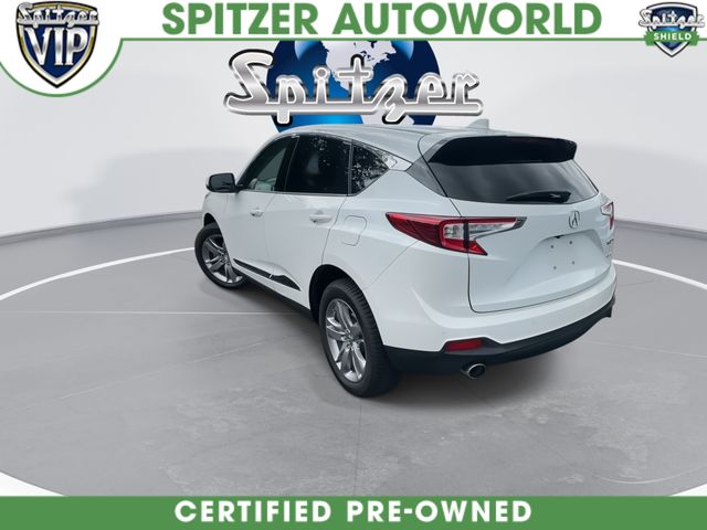 2020 Acura RDX Advance Package White at Klick Lewis Buick Chevrolet