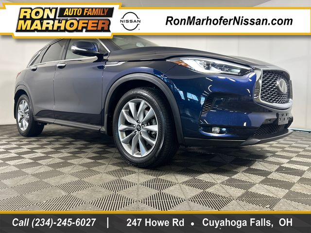 Hermosa Blue 2022 INFINITI QX50 SUV / Crossover All-Wheel Drive Continuously Variable Transmission