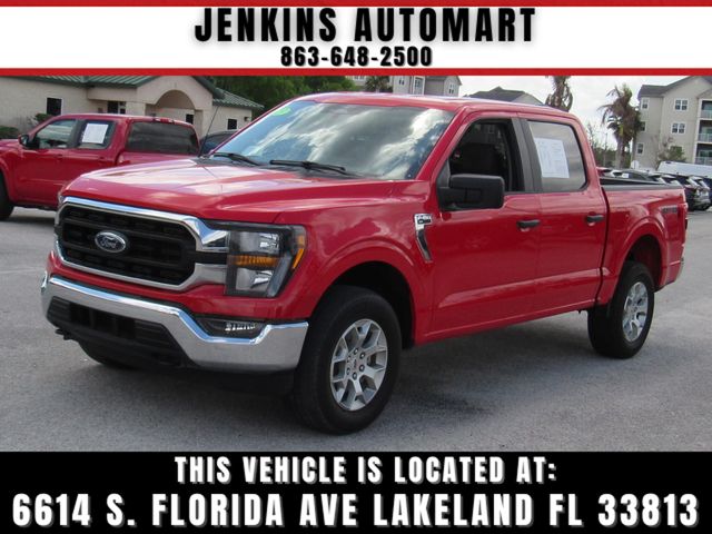Race Red 2023 Ford F-150 Pickup Truck Four-Wheel Drive Automatic