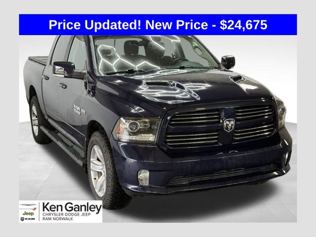 True Blue Pearlcoat 2016 RAM 1500 Pickup Truck Four-Wheel Drive 8-Speed Automatic