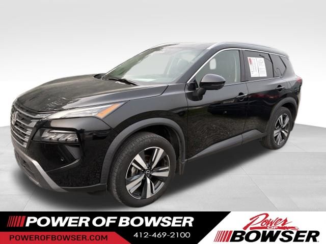 Super Black 2024 Nissan Rogue SUV / Crossover All-Wheel Drive Continuously Variable Transmission