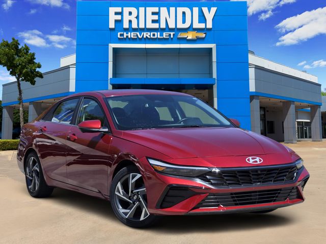 Ultimate Red 2024 Hyundai Elantra Sedan Front-Wheel Drive Continuously Variable Transmission