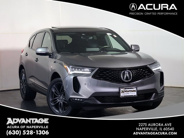 Liquid Carbon Metallic 2023 Acura RDX SUV / Crossover All-Wheel Drive Automatic