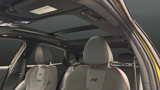 Used 2021 Glowing Yellow Hyundai N Line image 12
