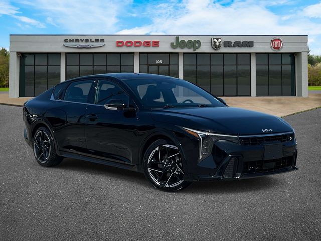 Aurora Black Pearl 2025 Kia K4 GT-Line FWD Sedan Front-Wheel Drive Continuously Variable Transmission