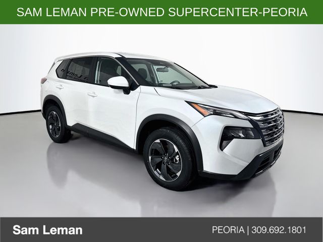 Everest White Pearl 2024 Nissan Rogue SUV / Crossover Front-Wheel Drive Continuously Variable Transmission