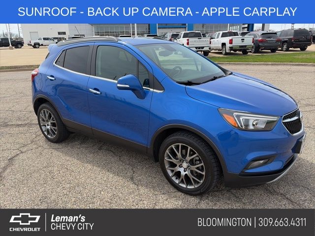 Brilliant Blue Metallic 2017 Buick Encore Sport Touring FWD SUV / Crossover Front-Wheel Drive 6-Speed Automatic Overdrive