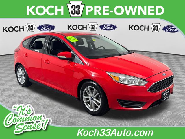 Race Red 2016 Ford Focus Hatchback Front-Wheel Drive Automatic