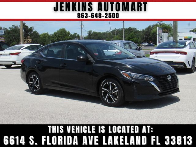 Super Black 2024 Nissan Sentra Sedan Front-Wheel Drive Continuously Variable Transmission
