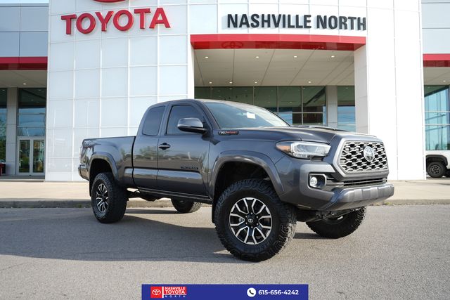 Magnetic Gray Metallic 2023 Toyota Tacoma TRD Sport Access Cab 4WD Pickup Truck Four-Wheel Drive 6-Speed Automatic