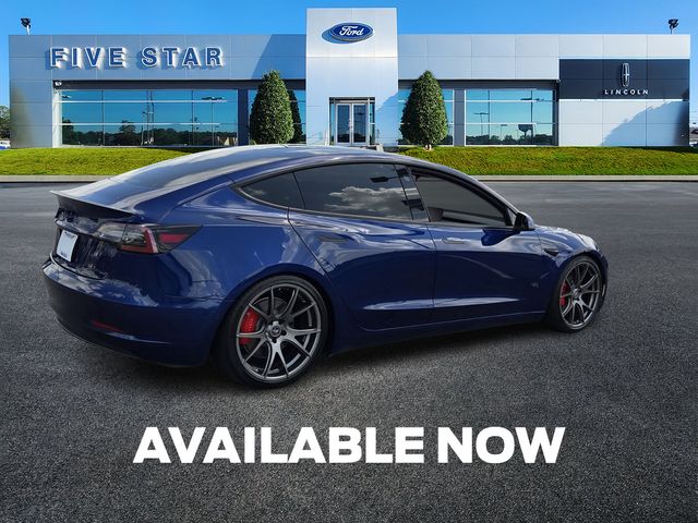 Used 2020 Blue Tesla Performance image 8