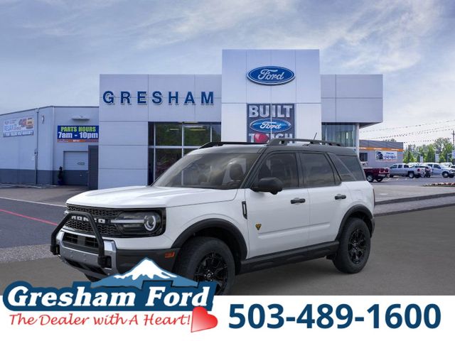 Oxford White 2025 Ford Bronco Sport Badlands AWD SUV / Crossover All-Wheel Drive 8-Speed Automatic