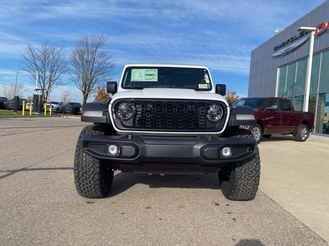 2026 Jeep Wrangler Willys - Bright White Clearcoat exterior view 2