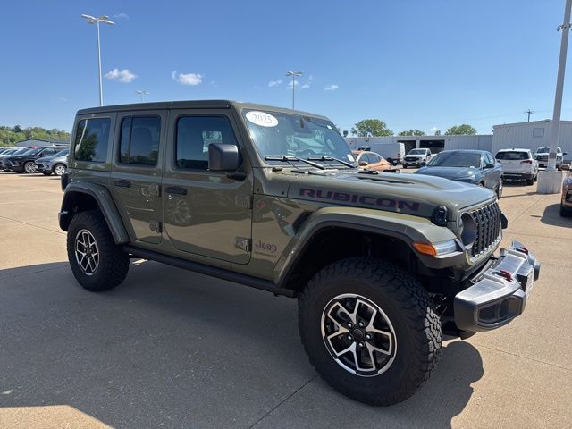 Green 2025 Jeep Wrangler Rubicon 4-Door 4WD SUV / Crossover Four-Wheel Drive 8-Speed Automatic