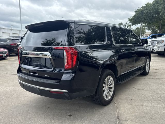 2021 GMC Yukon XL SLT Blue at Bayway Cadillac of The Woodlands